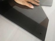 commande numérique par ordinateur brillante élevée de plat de carbone de la matte 100% de feuille pure de carbone du sergé 3*2 vraie